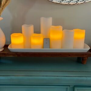 Set of 7 battery operated candles!